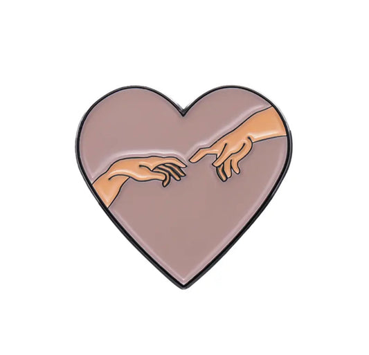 Michelangelo heart hands