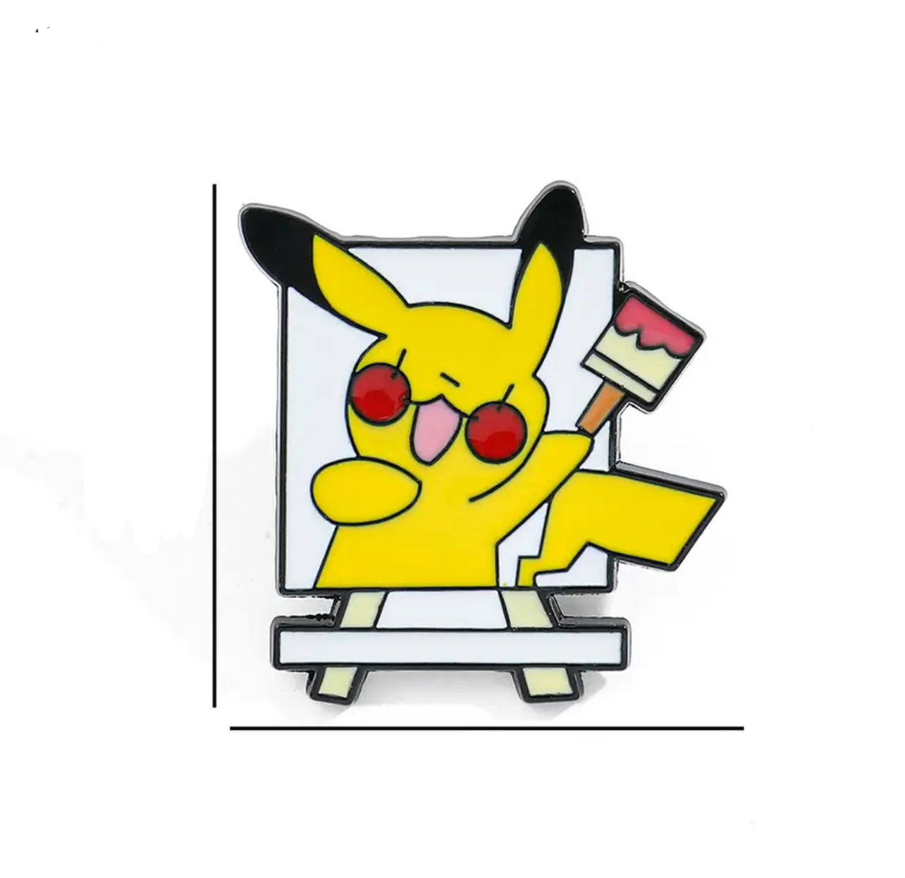 Pikachu is painting