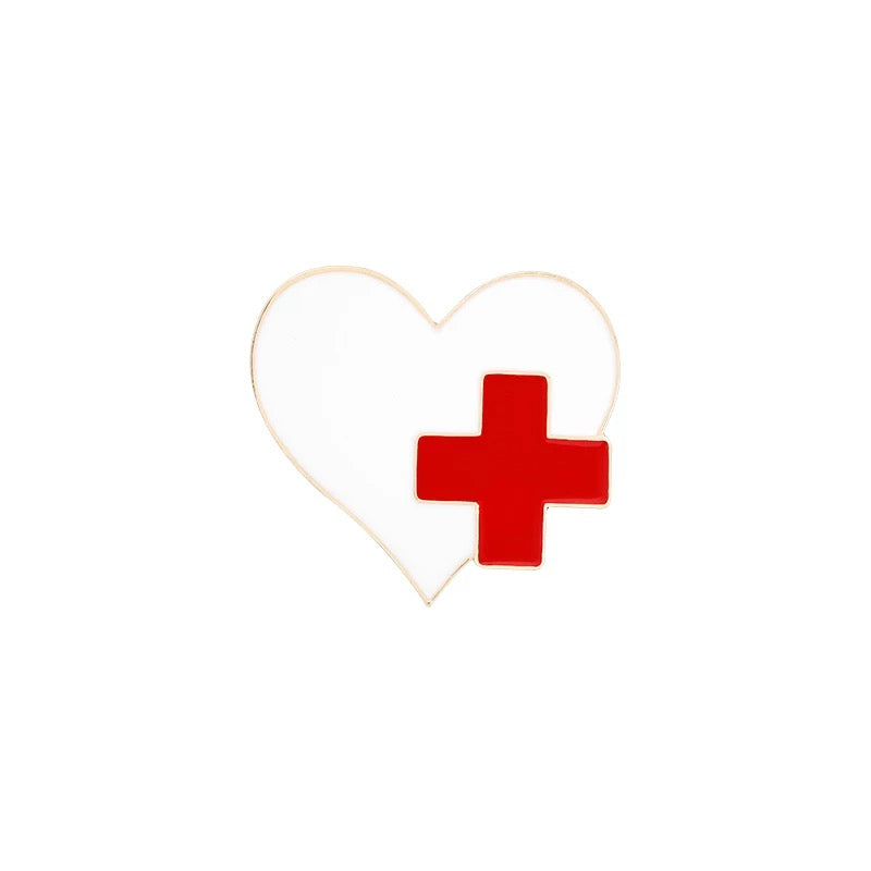 Heart- red cross