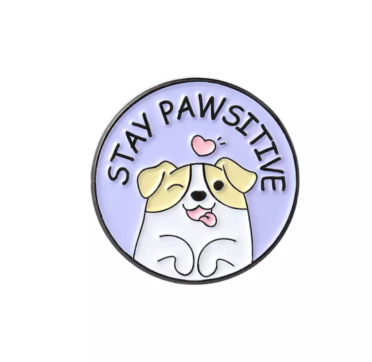 Stay pawsitive (purlpe)