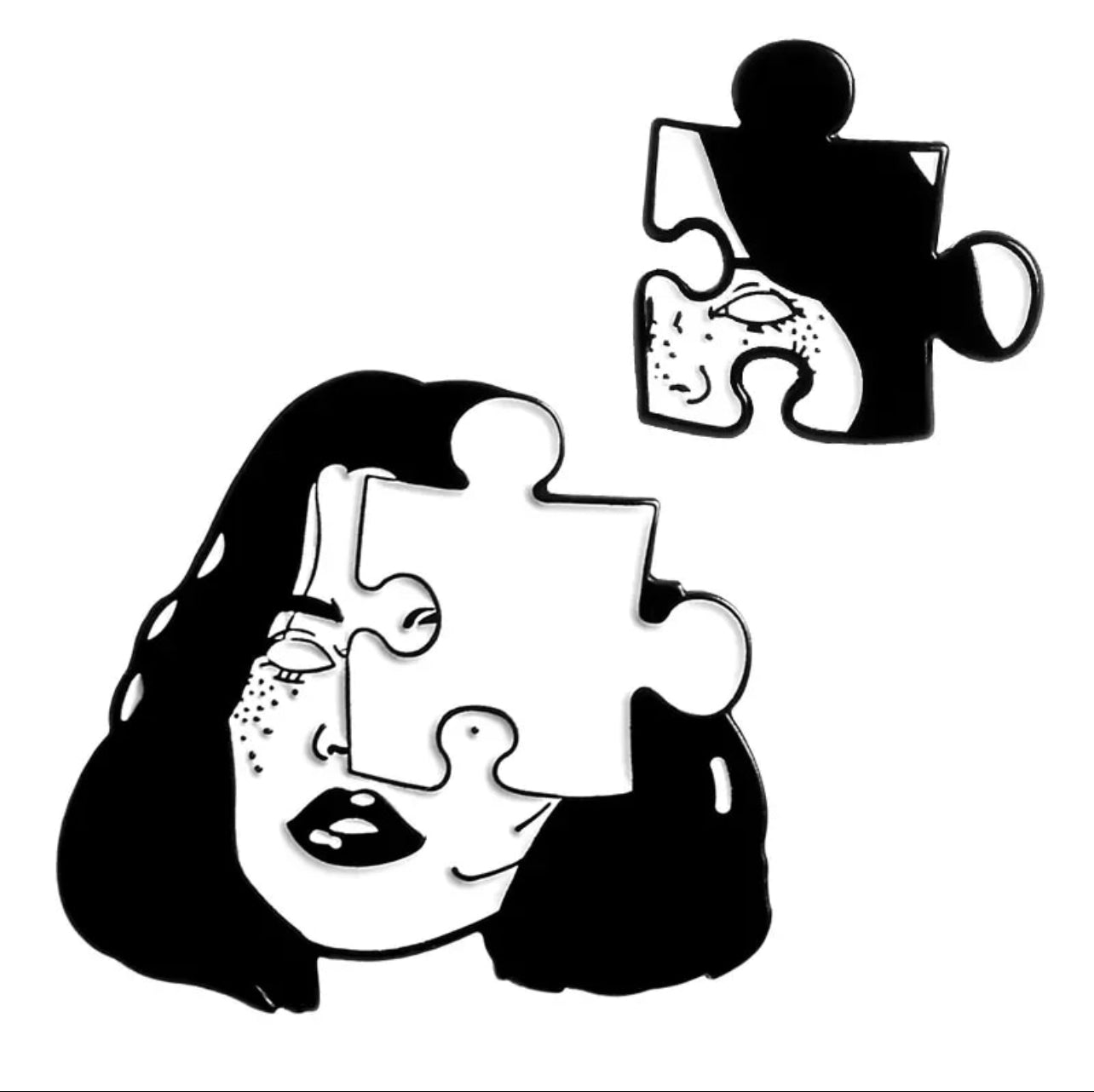 Puzzle woman